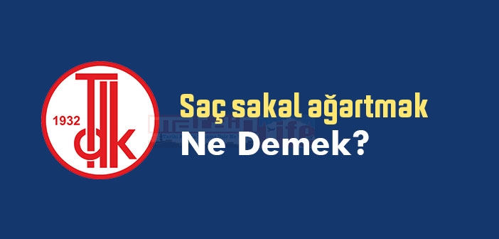 Saç sakal ağartmak ne demek? Saç sakal ağartmak sözünün anlamı nedir?
