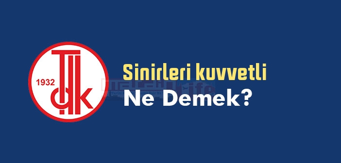 Sinirleri kuvvetli ne demek? TDK'ya göre Sinirleri kuvvetli sözlük anlamı nedir?