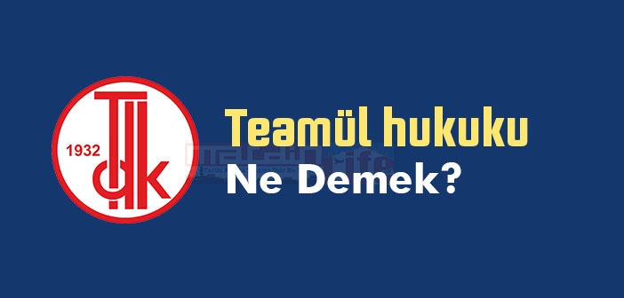 Teamül hukuku ne demek? TDK'ya göre Teamül hukuku sözlük anlamı nedir?