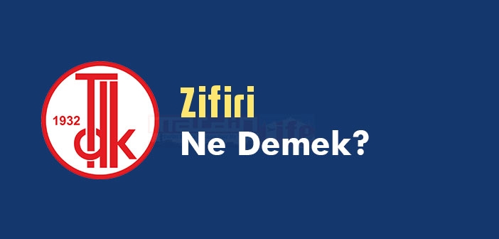 Zifiri ne demek? TDK'ya göre Zifiri kelime anlamı nedir? Zifiri sözlük anlamı