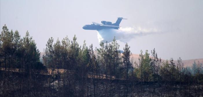 Adana Aladağ'daki orman yangınına havadan müdahale ediliyor