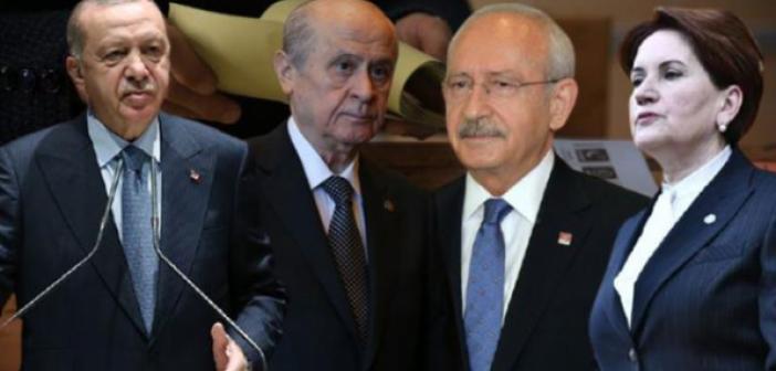 Anket sonuçları şaşırttı! Son ankette dikkat çeken sonuçlar! Anketlerde sadece 3 parti barajı geçebildi!