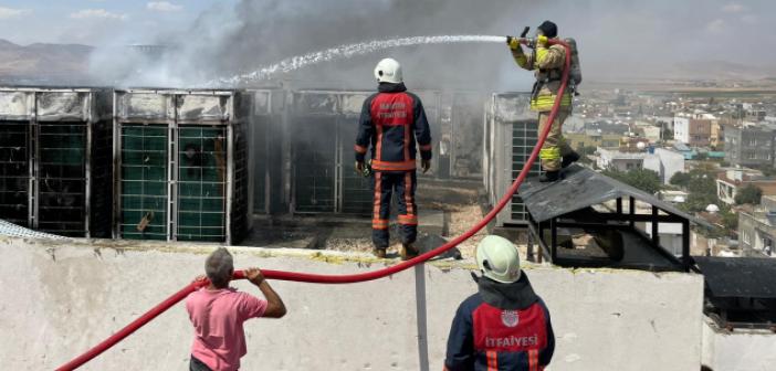 Mardin'de 12 Klima Ünitesinde Yangın Çıktı!