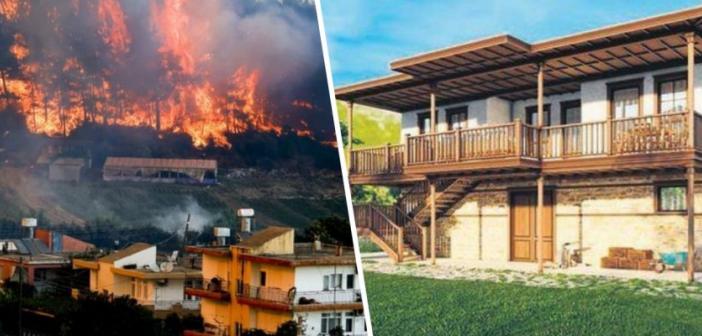 FOTO GALERİ | Yangın mağdurlarına yapılacak evlerin projeleri hazır!