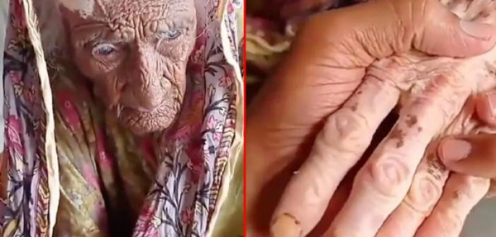300 yaşında olduğu iddia edilen Pakistanlı kadının videosu sosyal medyayı ikiye böldü