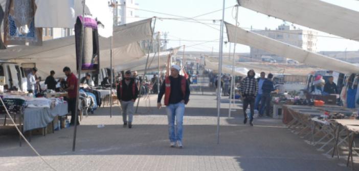 Midyat’ın en büyük pazarlarından Estel Halk Pazarı taşındı