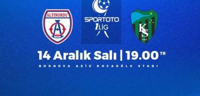 Altınordu - Kocaelispor maçını canlı izle (Maç linki)