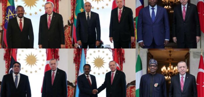 Cumhurbaşkanı Erdoğan, Afrika liderlerini kabul etti