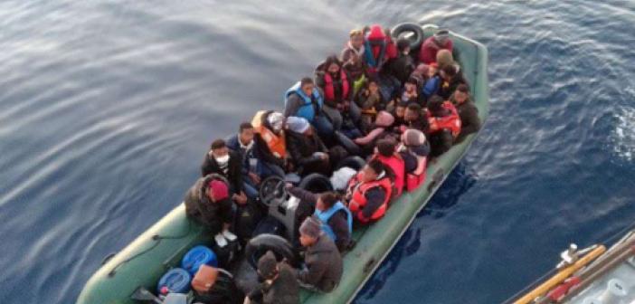 Muğla'nın Köyceğiz ilçesinde 100 düzensiz göçmen yakalandı