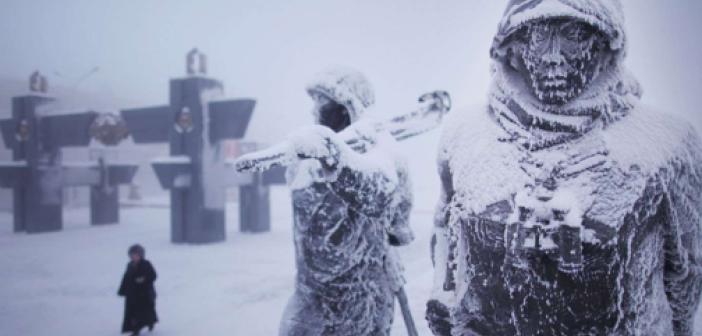 Rusya'da sıcaklık eksi 60 dereceye düştü