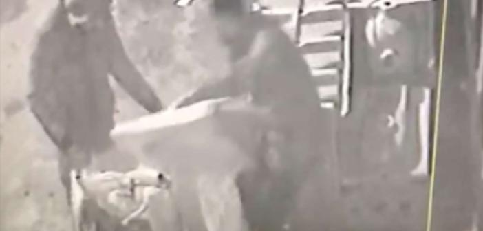 Tuvalet taşı çalan hırsızlar güvenlik kamerasına yakalandı