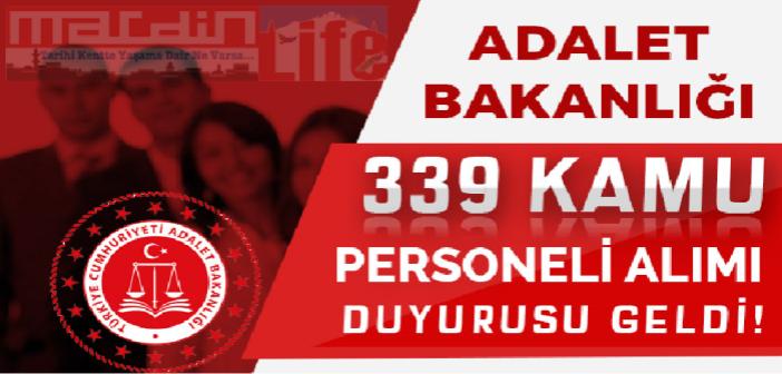 Adalet Bakanlığı 339 Kamu Personeli alacak! 2022 Başvuru formu ve şartları