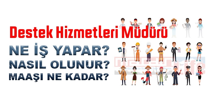 Destek Hizmetleri Müdürü nedir, ne iş yapar? Destek Hizmetleri Müdürü olma şartları, 2022 maaşları ne kadar, nasıl olunur?
