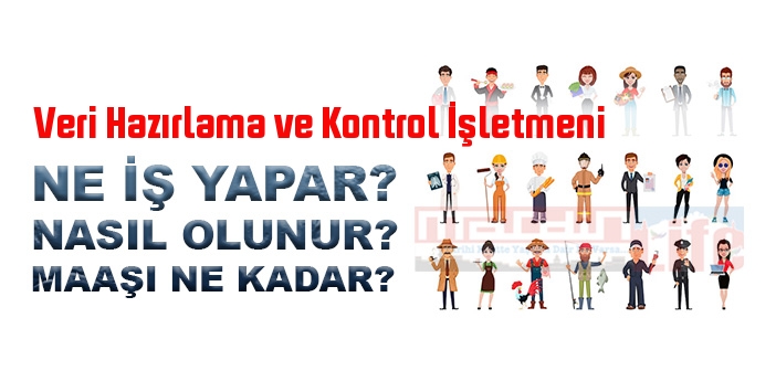 Veri Hazırlama ve Kontrol İşletmeni nedir, ne iş yapar? Veri Hazırlama ve Kontrol İşletmeni olma şartları, 2022 maaşları ne kadar, nasıl olunur?