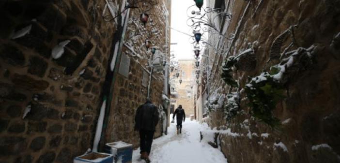 Mardin'de kar yağışı başladı! Mardin 27-31 Ocak 2022 Hava Durumu