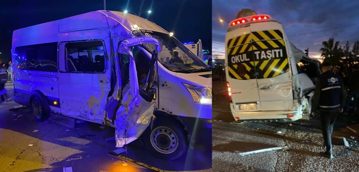 Feci Kazada İşçi Servisi TIR'a çarptı! Durumu ağır olanlar var!