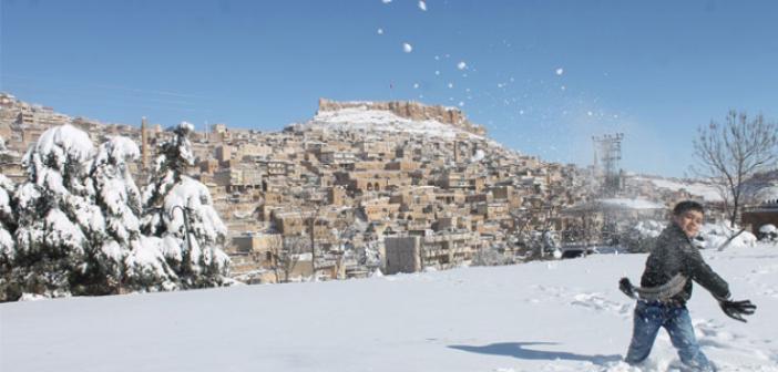 Mardin'de kar yağışı 3 gün sürecek! Mardin 18 - 22 Ocak hava durumu