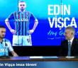 Trabzonspor'da Edin Visca için imza töreni düzenlendi