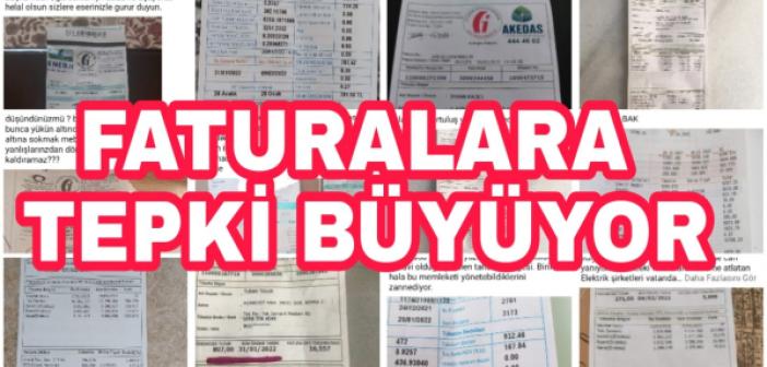 Abartılı elektrik faturasına tepkiler çığ gibi!