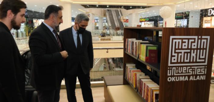 Mardian Mall AVM'de Kütüphane Kuruldu