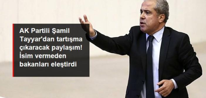 AK Partili MKYK üyesi twitter üzerinden Bakanları eleştirdi