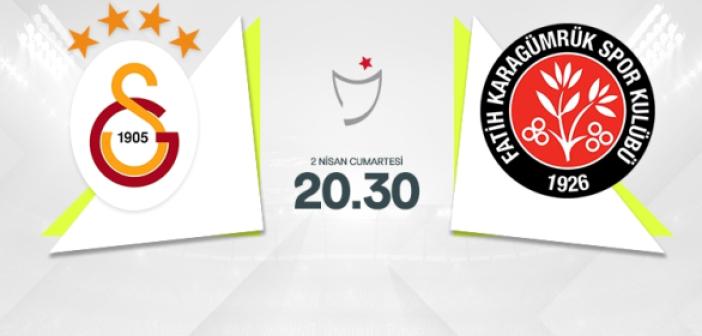 Galatasaray - Fatih Karagümrük maçı ilk 11'leri