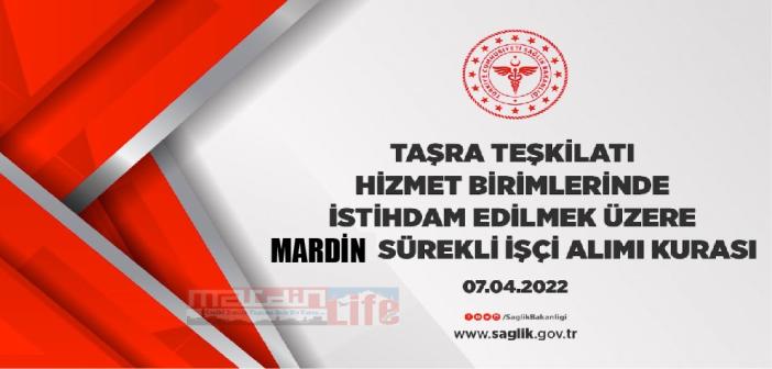 MARDİN için Sağlık Bakanlığı personel alımı kura çekimi sonuçları! 7 Nisan MARDİN İŞKUR işçi alımı ne zaman açıklanacak?