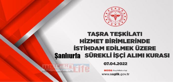 Şanlıurfa için Sağlık Bakanlığı personel alımı kura çekimi sonuçları! 7 Nisan Şanlıurfa İŞKUR işçi alımı ne zaman açıklanacak?