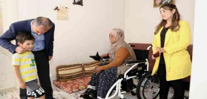 Başkan Kılınç’tan bedensel engelli kadına bayram hediyesi