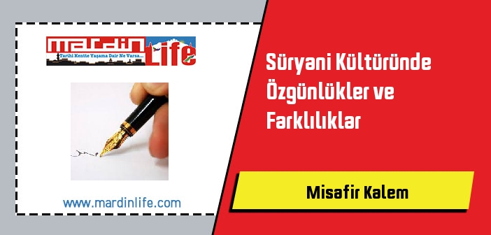 Süryani Kültüründe Özgünlükler ve Farklılıklar