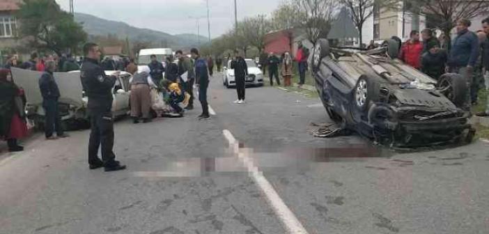 Trafik kazası: 1 ölü, 4 yaralı