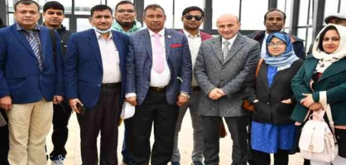 Bangladeş tarım heyeti Altınova Tıbbi Aromatik Bitkiler Bahçesi’ni inceledi
