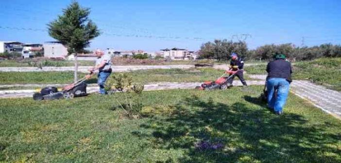 Soma’nın park ve bahçeleri yaza hazırlanıyor