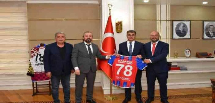 Karabük İdman Yurdu FK’dan Vali Gürel ve Başkan Köse’ye ziyaret