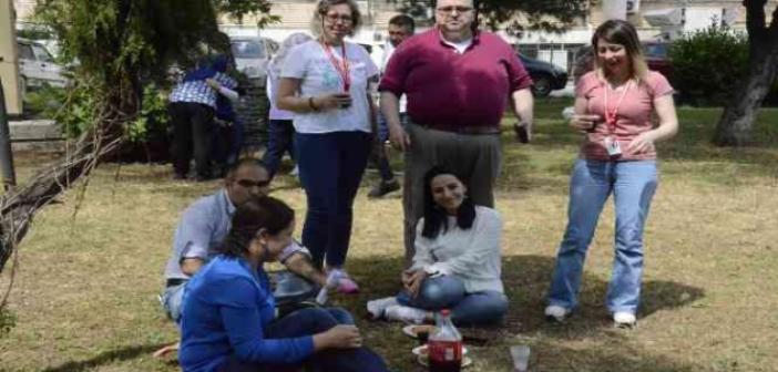 Aydın Atatürk Devlet Hastanesi’nde piknik havasında kutlama