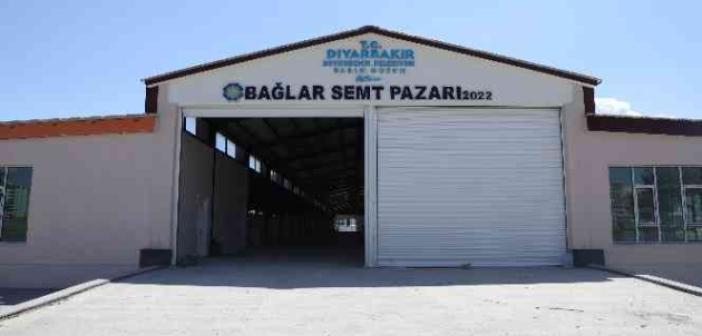 Diyarbakır’ın ilk kapalı semt pazarında çalışmalarda sona gelindi