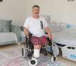 Mardin'de engellilere tekerlekli sandalye ve ortopedik yatak desteği