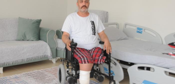 Mardin'de engellilere tekerlekli sandalye ve ortopedik yatak desteği