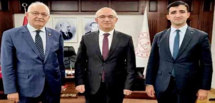 Milletvekili Erdoğan, Milli Eğitim Bakanı Yardımcısı Şensoy’u ziyaret etti