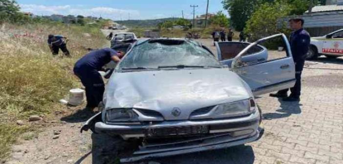 Kepsut’ta trafik kazası: 2 yaralı