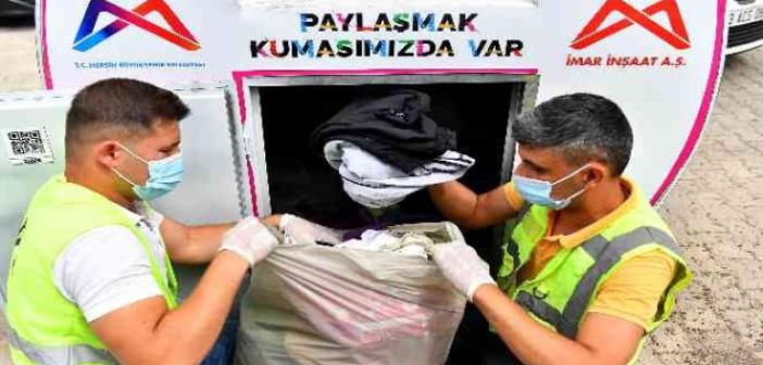 Mersin’de 300 noktaya daha ’kullanılmış tekstil kumbarası’ yerleştiriliyor