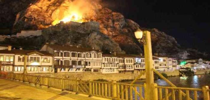 Amasya’da tarihi Kızlar Sarayı’nda yangın