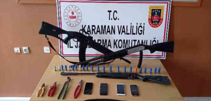 Karaman’da kablo hırsızlığı şüphelisi tutuklandı