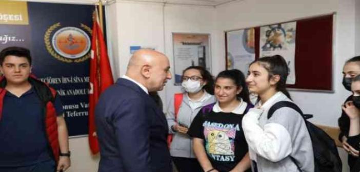 Başkan Altınok lise öğrencileri ile buluştu