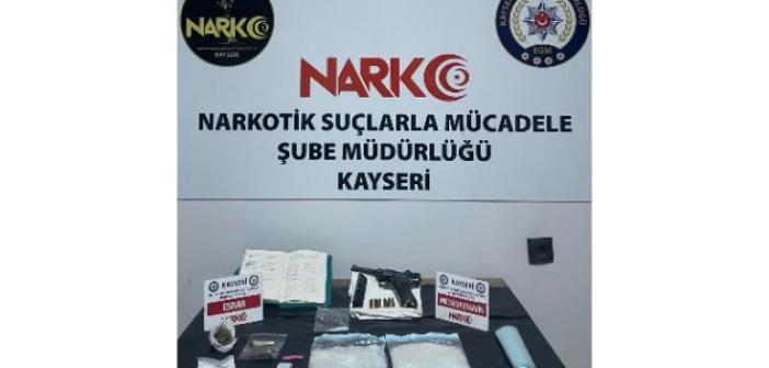 Kayseri’de uyuşturucu madde ticareti yapan kardeşler gözaltına alındı