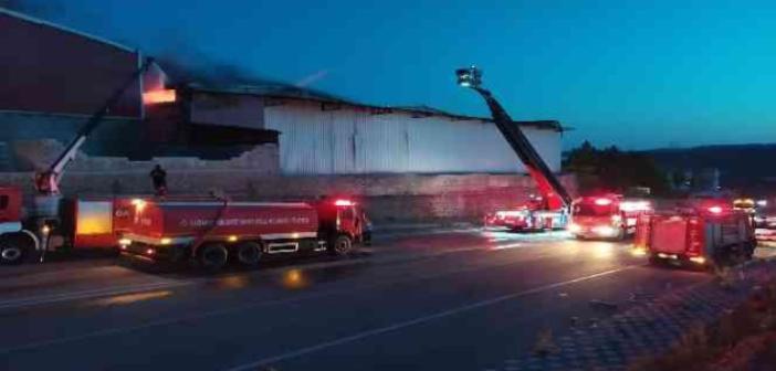 Gaziantep’te halı fabrikasında korkutan yangın