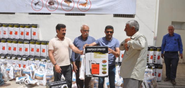 Kızıltepe'de 93 küçükbaş hayvan işletmesine ilaç ve malzeme desteği