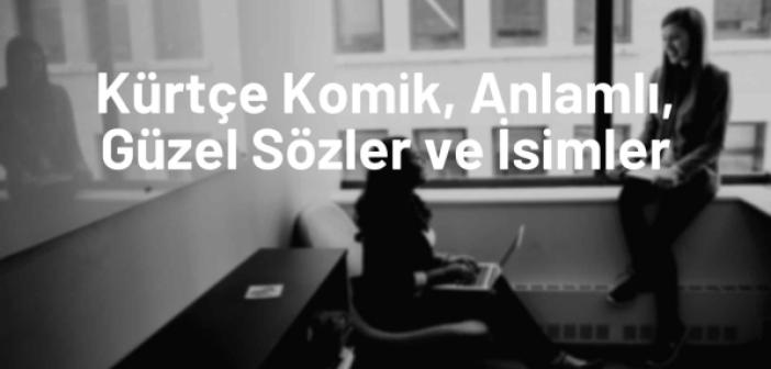 Kürtçe Komik Sözler, Kürtçe Güzel Sözler ve Kürtçe tekerlemeler