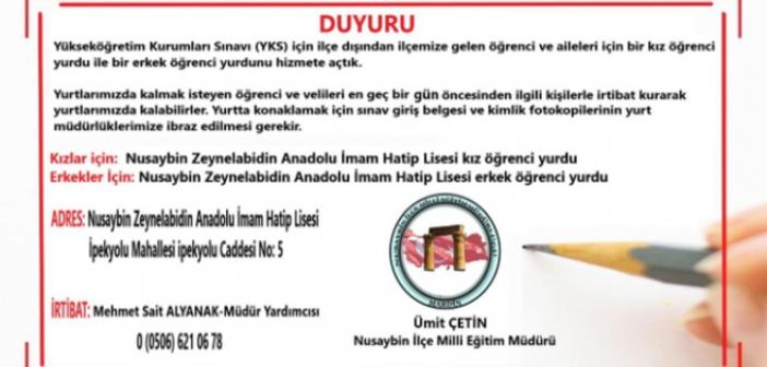 Milli Eğitim YKS'ye girecek adaylar için seferber oldu