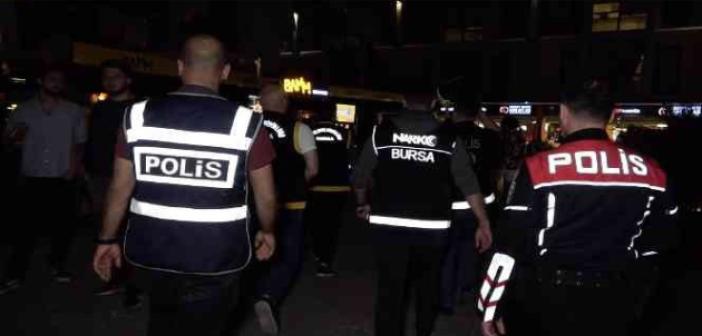 Bursa polisinden huzur denetimi; toplam 26 bin 166 lira cezai işlem uygulandı